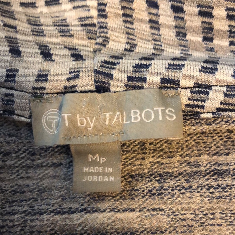 Talbots Drawstring Sweatshirt Front Pockets Sz Mp… - image 7